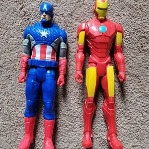 Captain America & Iron Man Action Figures